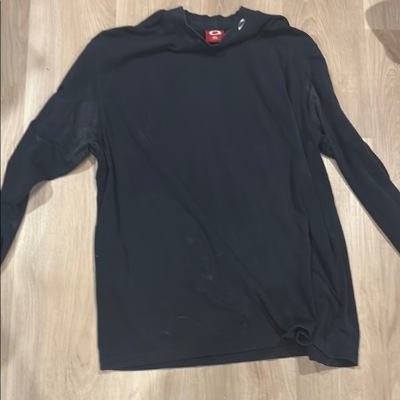 Black Sweatshirt with Crew Neck and Full-Length Sleeves - Picture 1 of 8